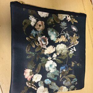 New. Beautiful Indigo Large Cosmetic Bag